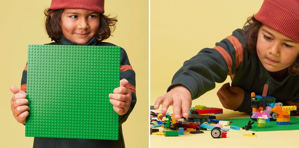 LEGO Classic zielona płytka konstrukcyjna Wysoka jakość i bezpieczeństwo