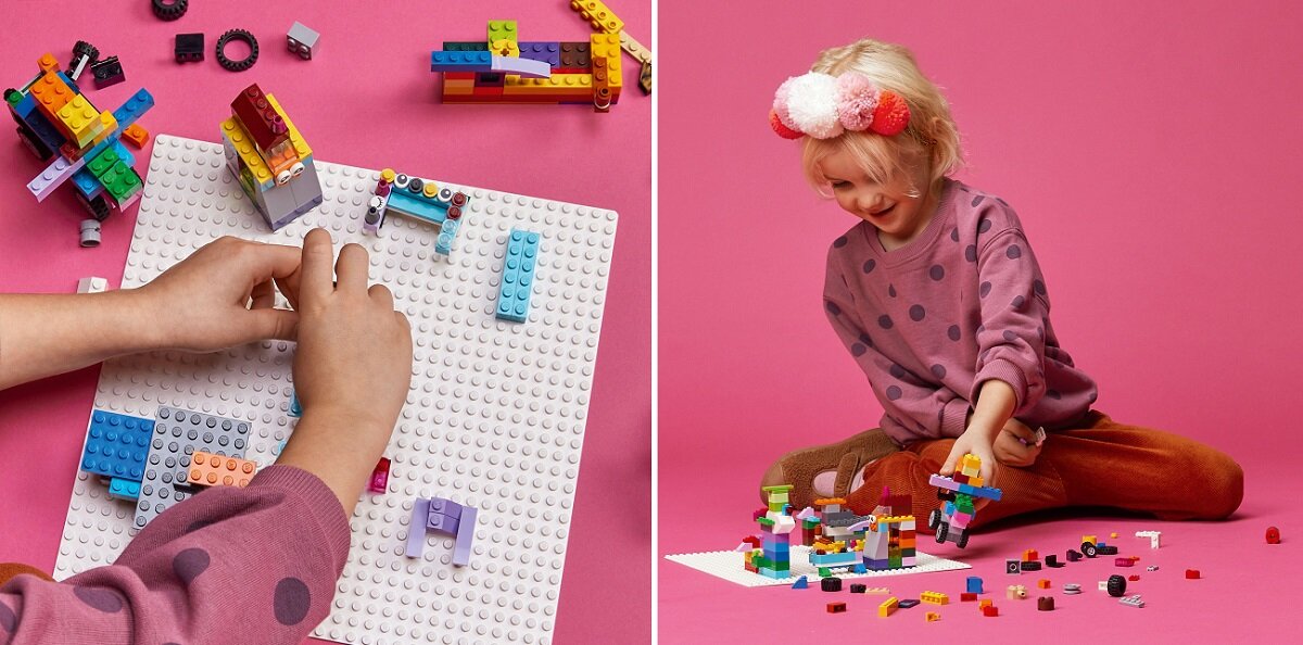 LEGO Classic Biała płytka konstrukcyjna Wysoka jakość i bezpieczeństwo