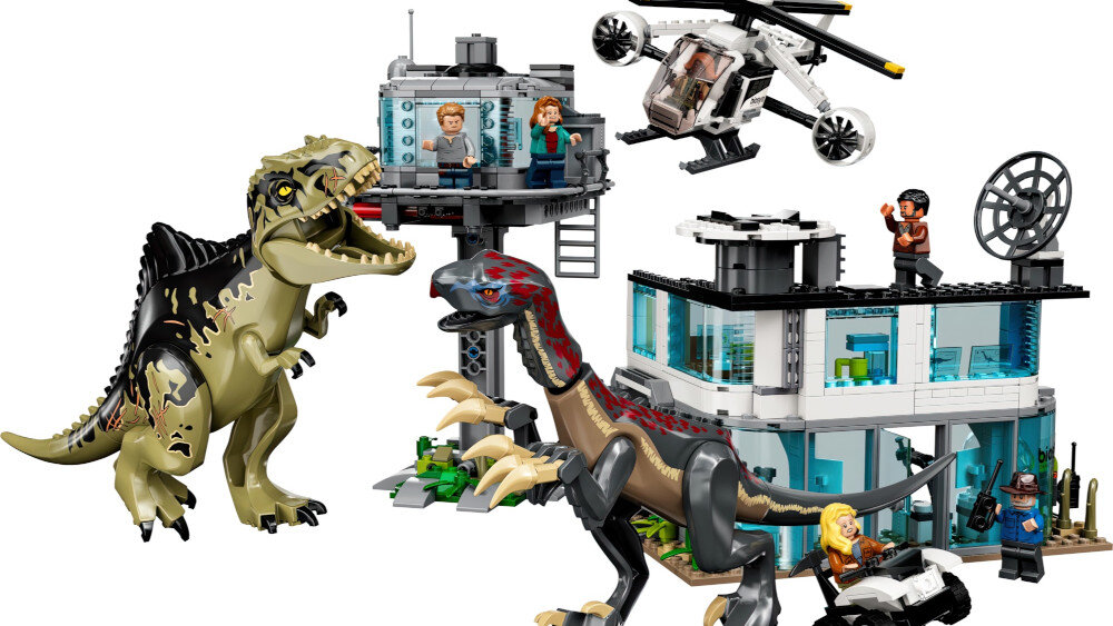 LEGO Jurassic World Atak giganotozaura i terizinozaura - prezent