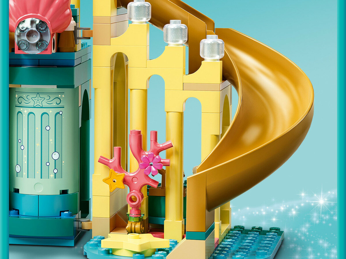 LEGO Disney Podwodny pałac Arielki 43207 szczegoly elementy
