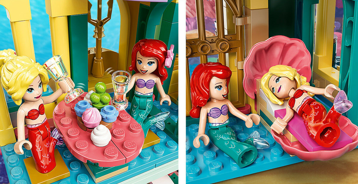 LEGO Disney Podwodny pałac Arielki 43207 elementy