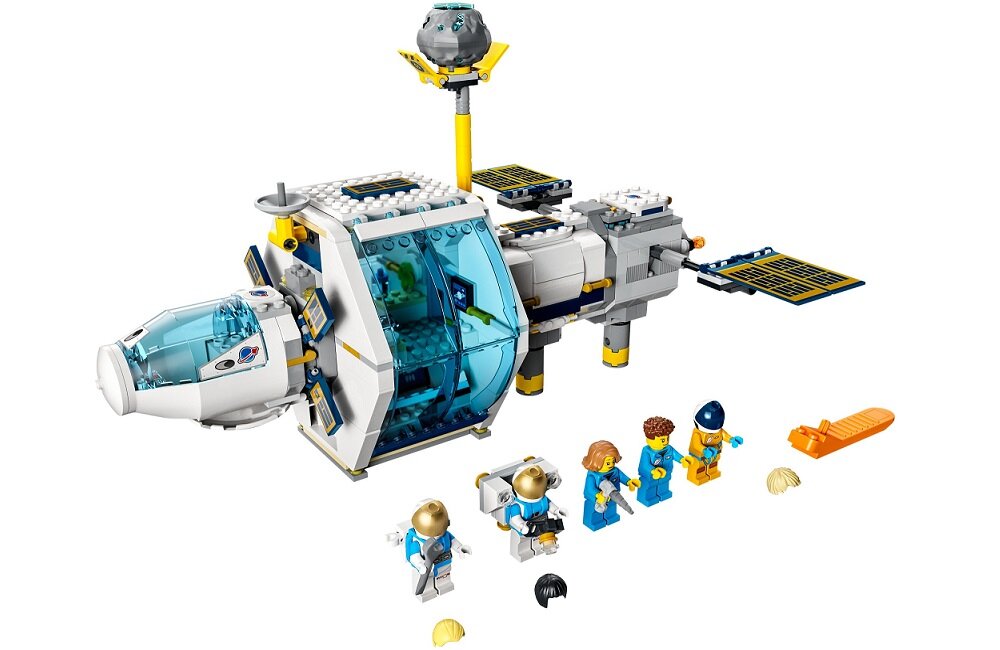 LEGO City Stacja kosmiczna na Księżycu 60349 Nauka budowania dla dzieci od 6 lat