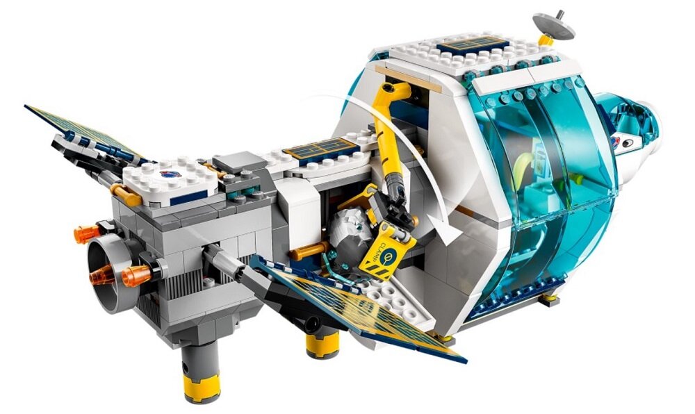 LEGO City Stacja kosmiczna na Księżycu 60349 Wymiary stacji kosmicznej na Księżycu 
