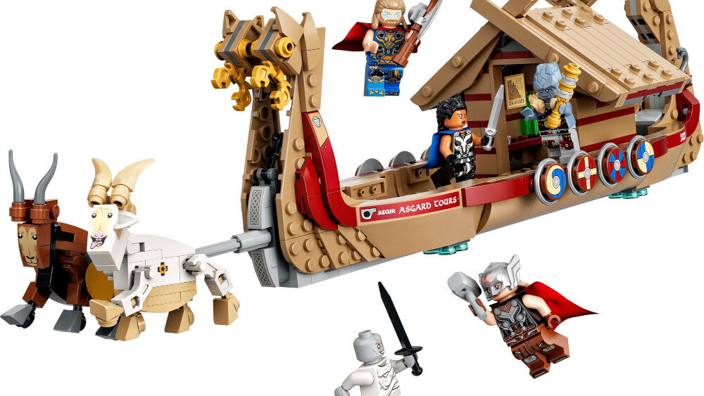 LEGO Marvel Kozia łódź  - możliwości