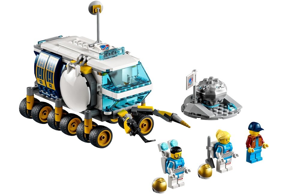 LEGO City Łazik księżycowy 60348 Stworzony dla astronautów Niesamowity realizm