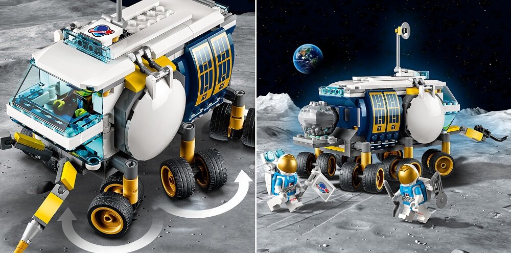 LEGO City Łazik księżycowy 60348 Zawartość opakowania