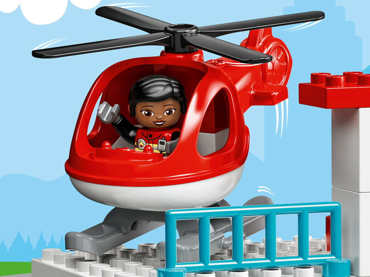 LEGO Duplo Remiza strazacka i helikopter 10970 jakosc