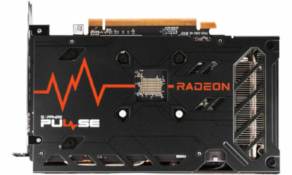 SAPPHIRE Radeon RX 6500XT Pulse 4GB tyl