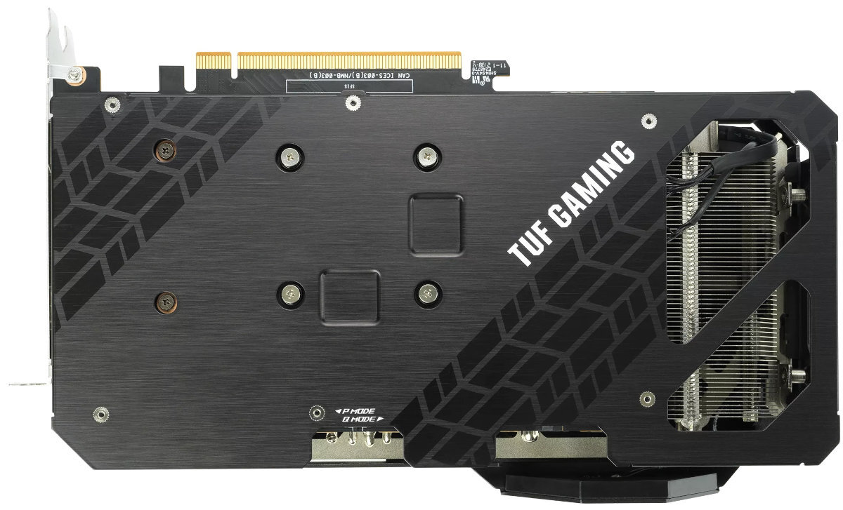 Karta graficzna ASUS TUF Gaming Radeon RX 6500 XT OC minimalistyczny design