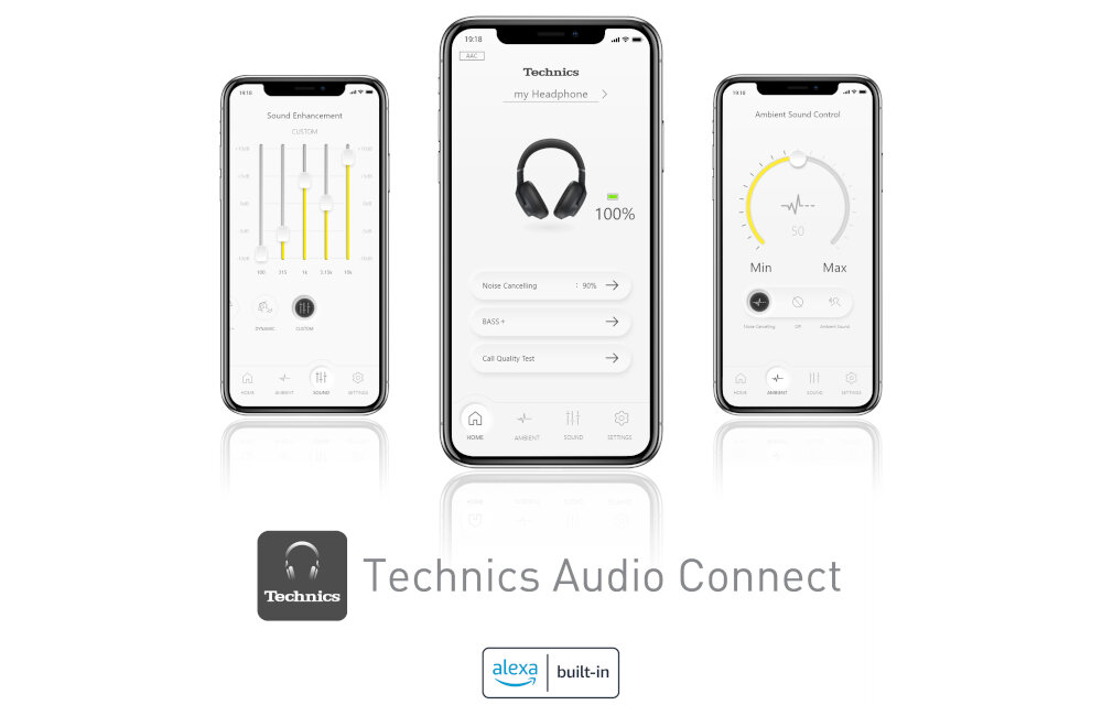 Słuchawki nauszne TECHNICS EAH-A800 aplikacja 