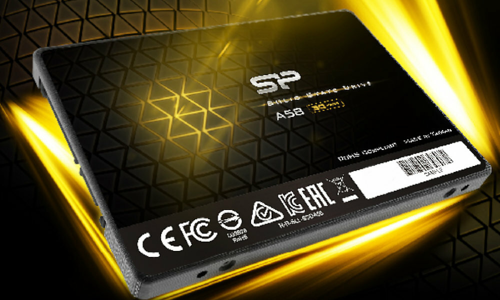 SILICON POWER Ace A58 128GB SSDbaner