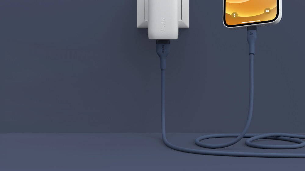 Kabel USB - Lightning BELKIN Silicone plątanie zginanie strzępienie odporność