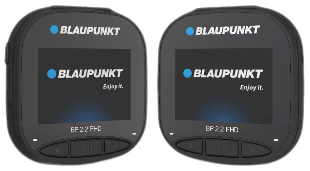 Wideorejestrator BLAUPUNKT BP FHD czujnik przeciążeń, zabezpieczenie przed usunięciem