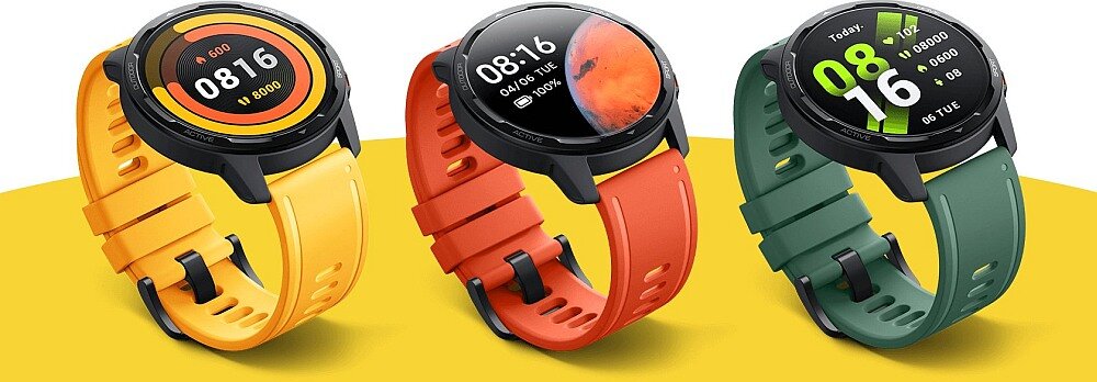 Smartwatch XIAOMI Watch S1 Active ekran bateria czujniki zdrowie sport pasek ładowanie pojemność rozdzielczość łączność sterowanie krew puls rozmowy smartfon aplikacja 