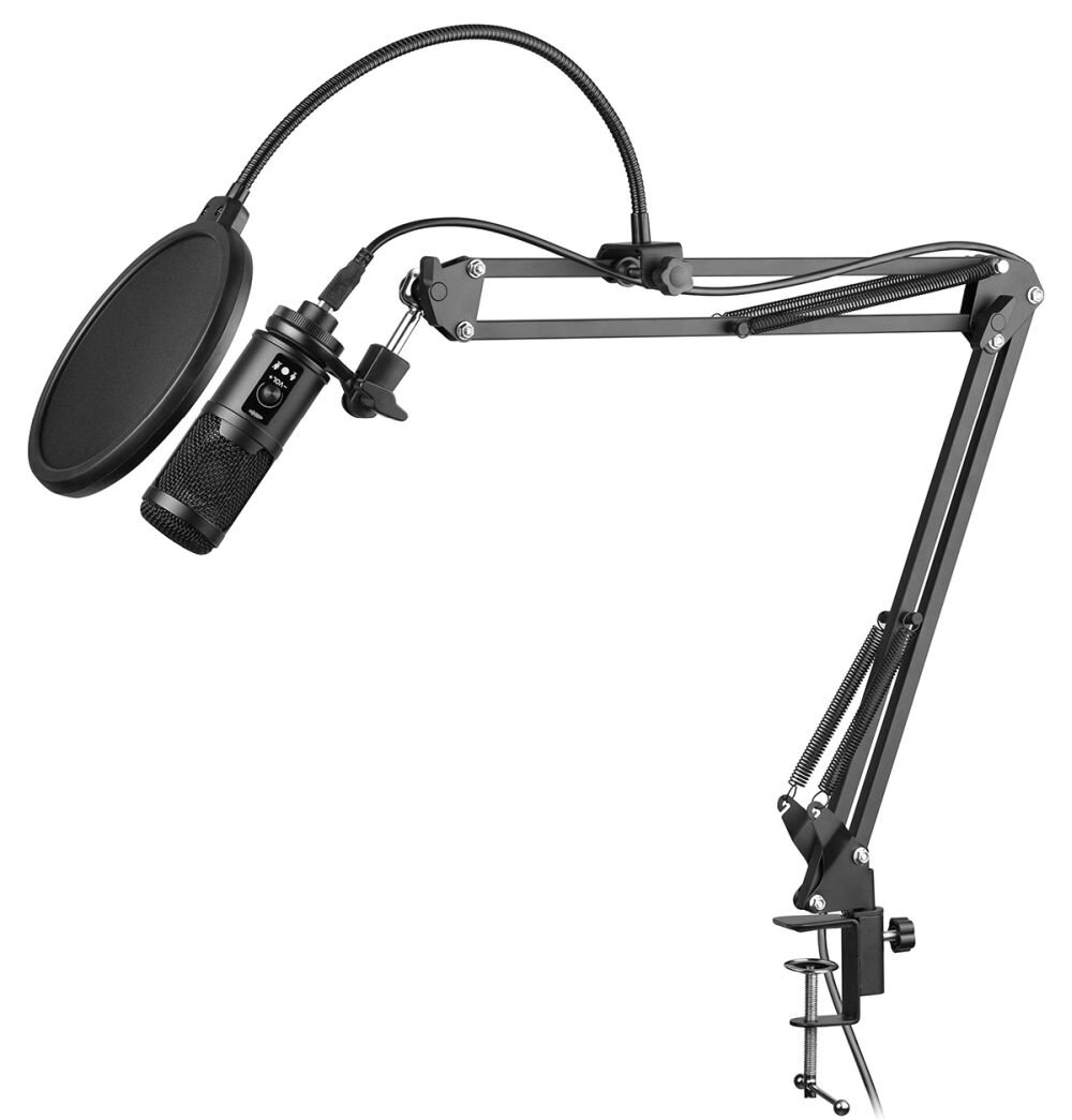 Mikrofon TRACER Studio Pro USB  dźwięk jakość nagrywanie przenoszenie pasmo czułość mocowanie łączność port szumy redukcja charakterystyka nagranie 