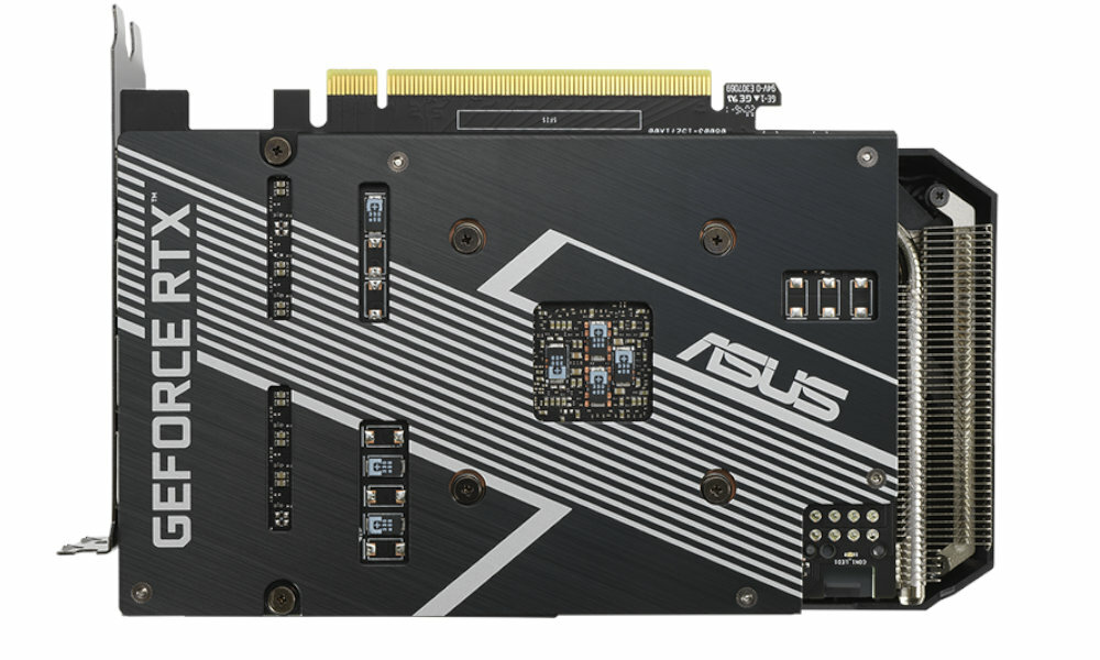 ASUS Dual GeForce RTX 3060 V2 LHR 12GB tyl