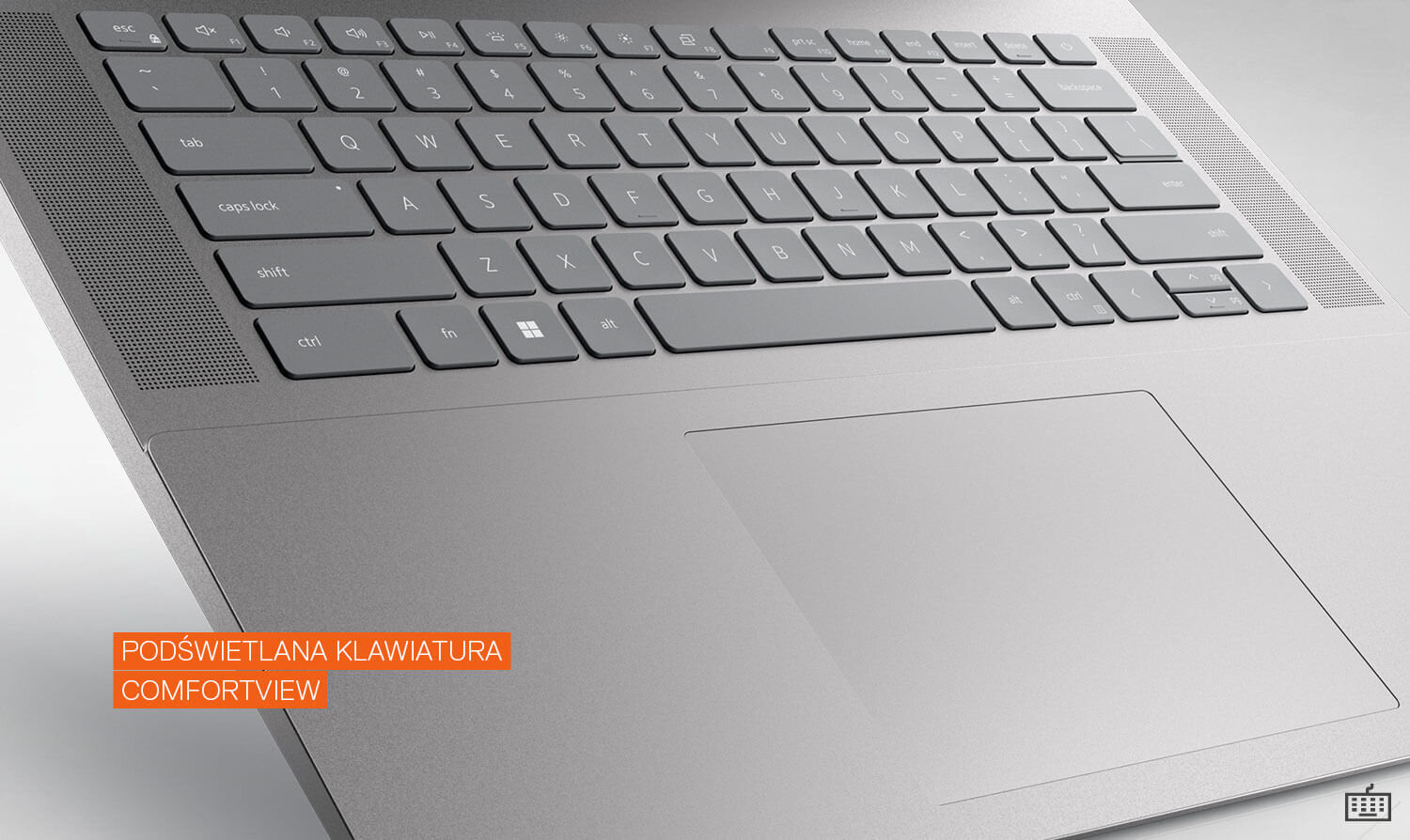 Laptop DELL Inspiron 5625 - Podświetlana klawiatura