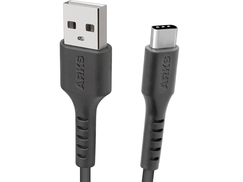 Kabel USB - USB-C ARKS 3 m czarny dlugosc wtyki