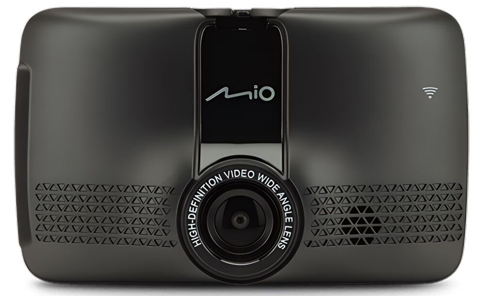 Wideorejestrator MIO MiVue 732  obiektyw rozdzielczość nagrywanie kąt zapis sensor czujnik montaż wymiary ładowanie zasilanie auto samochód rejestrowanie karta pamięć pojemność ładowarka obraz zdjęcia filmy aplikacja sterowanie 