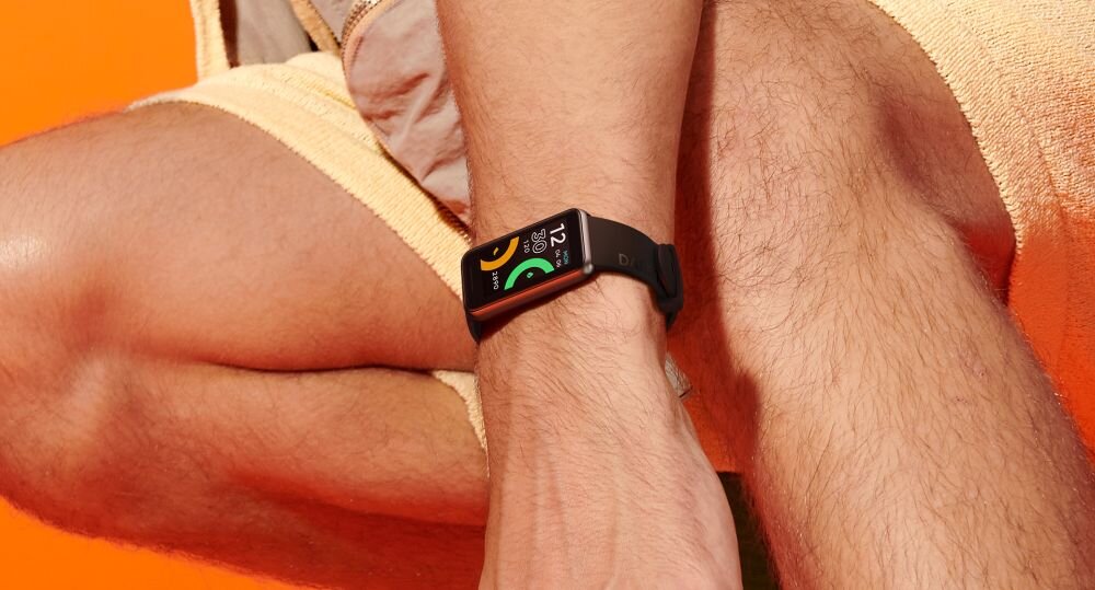 Smartband REALME Band 2 ekran bateria czujniki zdrowie sport pasek ładowanie pojemność rozdzielczość łączność sterowanie krew puls rozmowy smartfon aplikacja 