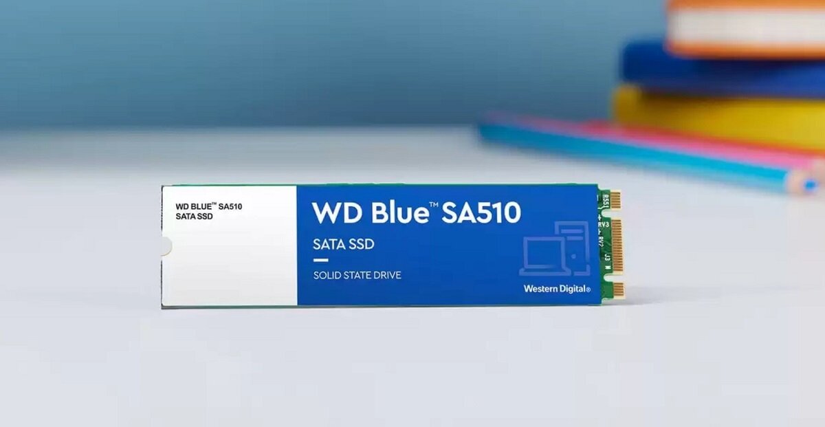 Dysk WD Blue SA510 Wymiary waga kolor pojemność niezawodność trwałość prędkość odczytu prędkość zapisu