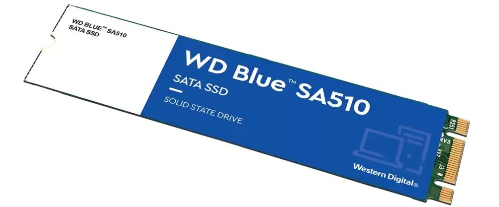 Dysk WD Blue SA510 Wymiary waga kolor pojemność niezawodność trwałość prędkość odczytu prędkość zapisu