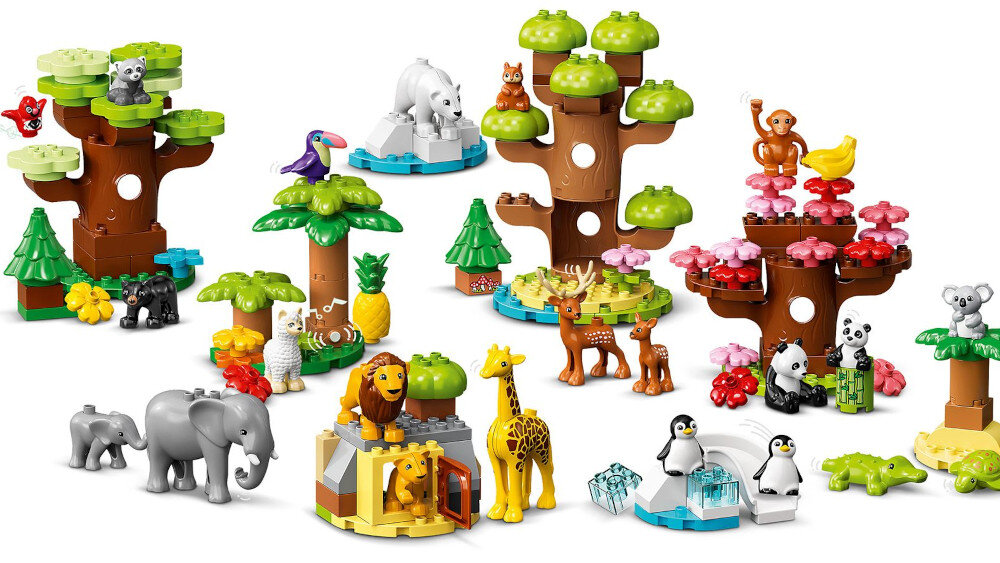LEGO Duplo Dzikie zwierzęta świata - zadania
