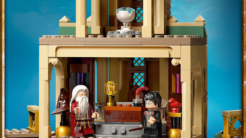 LEGO Harry Potter Komnata Dumbledore'a w Hogwarcie  - gabinet