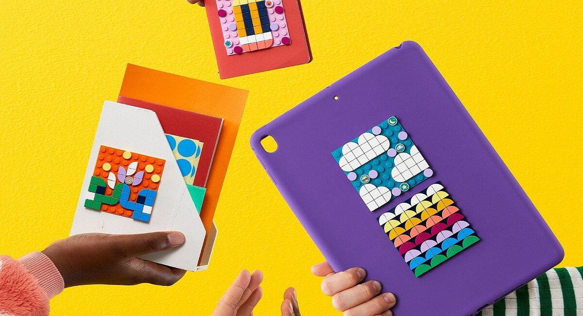LEGO Dots Megazestaw nalepek 41957 Udekoruj swoje otoczenie Wiele opcji dekorowania