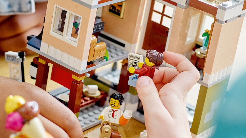 LEGO Creator Sklep z kluskami w śródmieściu  - budynek