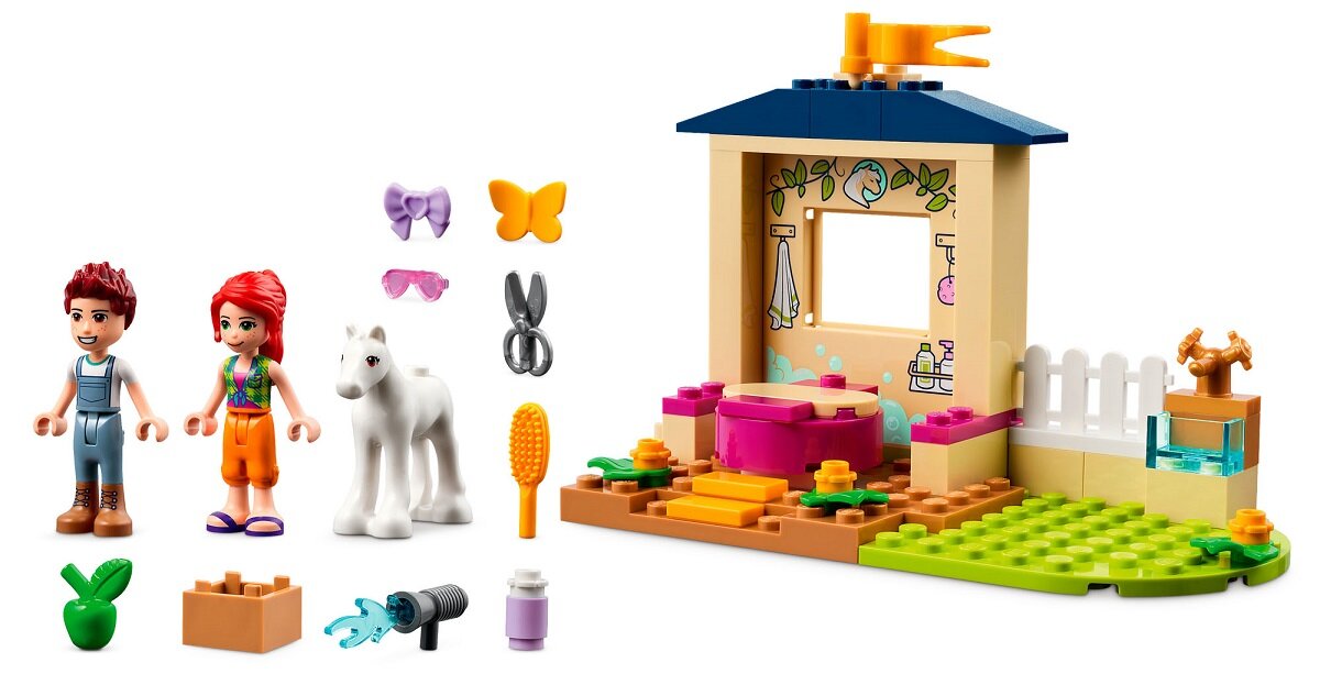 LEGO Friends Kąpiel dla kucyków w stajni 41696 Doskonały prezent 