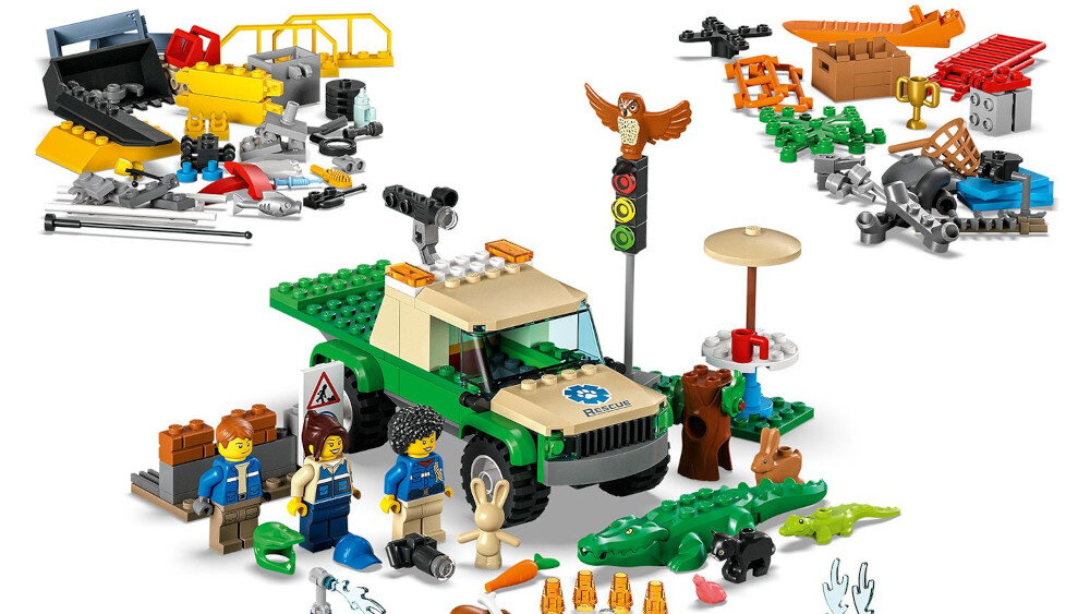 LEGO City Misje ratowania dzikich zwierząt - zadania