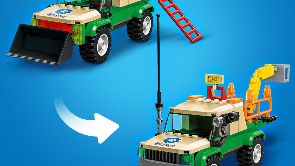 LEGO City Misje ratowania dzikich zwierząt  - ciężarówka