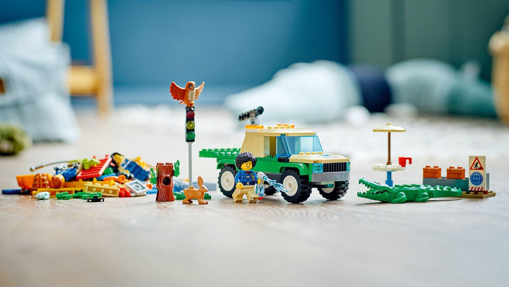 LEGO City Misje ratowania dzikich zwierząt  - kreatywność