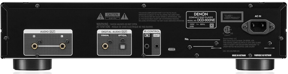 Odtwarzacz CD DENON DCD-900NE Czarny obslugiwane zlacza
