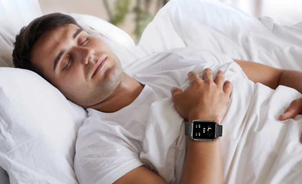 Smartwatch KUMI GT5 Pro tryby sportowe żyroskop budzik monitor snu ocena jakość informacje
