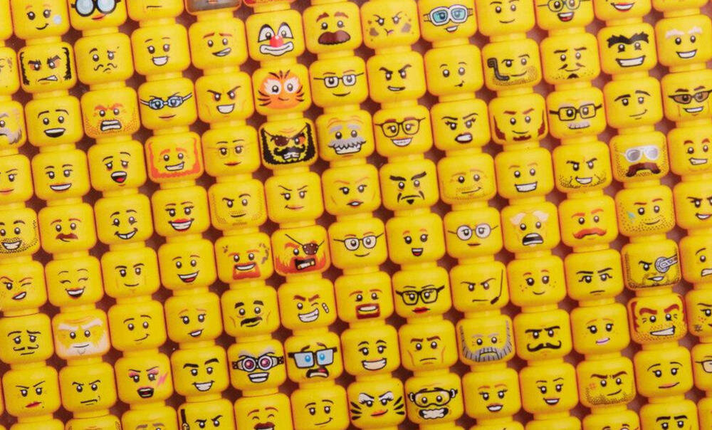 LEGO Minifigure Faces 60193 puzzle figurki