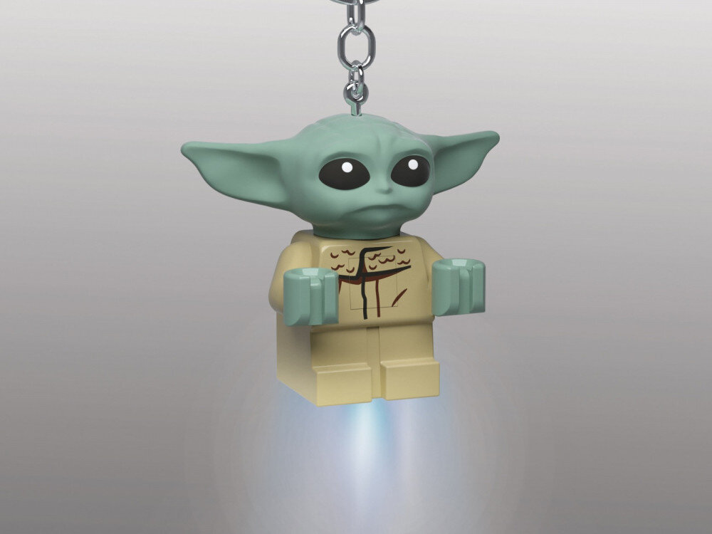 Brelok LEGO Star Wars Baby Yoda LGL-KE179 z latarką timer ustawienie