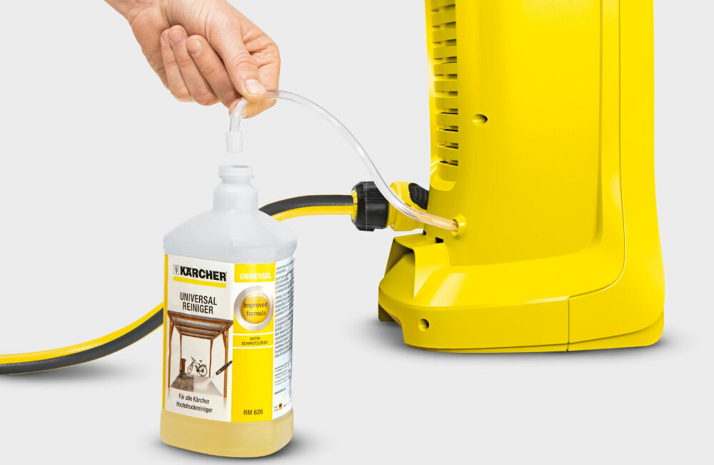 Myjka cisnieniowa KARCHER K2 1.117-220.0 zbiornik na detergent wyposazenie
