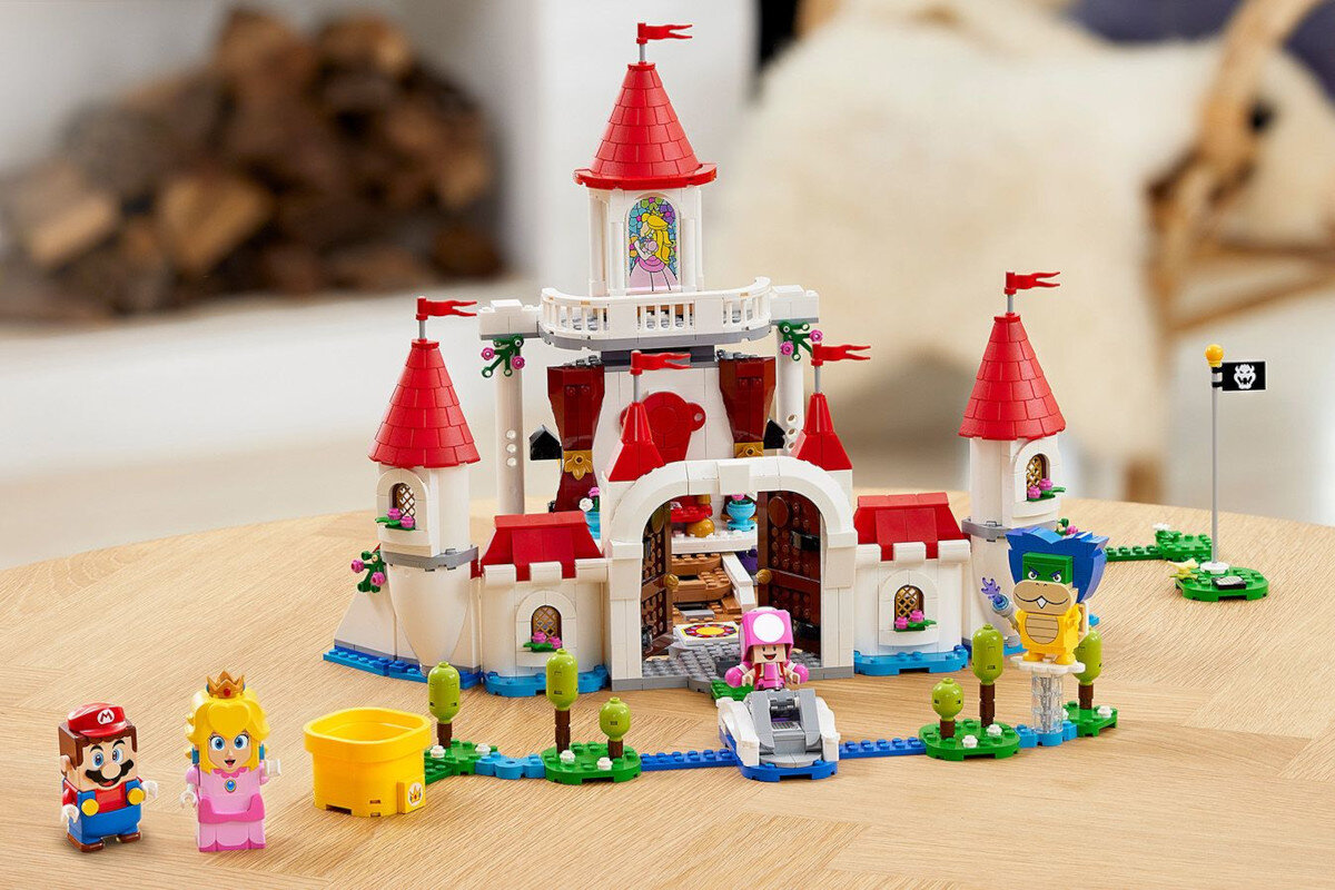 LEGO Super Mario Zamek Peach — zestaw rozszerzajacy 71408 rozbudowa laczenie