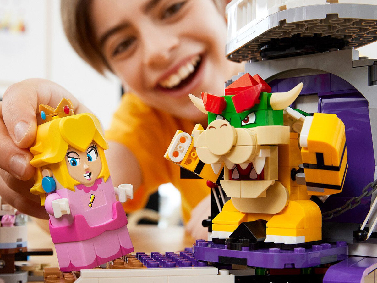LEGO Super Mario Zamek Peach — zestaw rozszerzajacy 71408 sala tronowa bowser