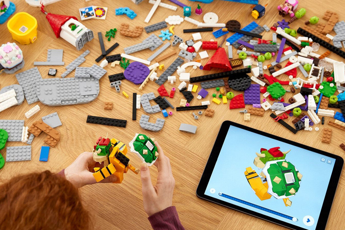 LEGO Super Mario Zamek Peach — zestaw rozszerzajacy 71408 aplikacja instrukcje