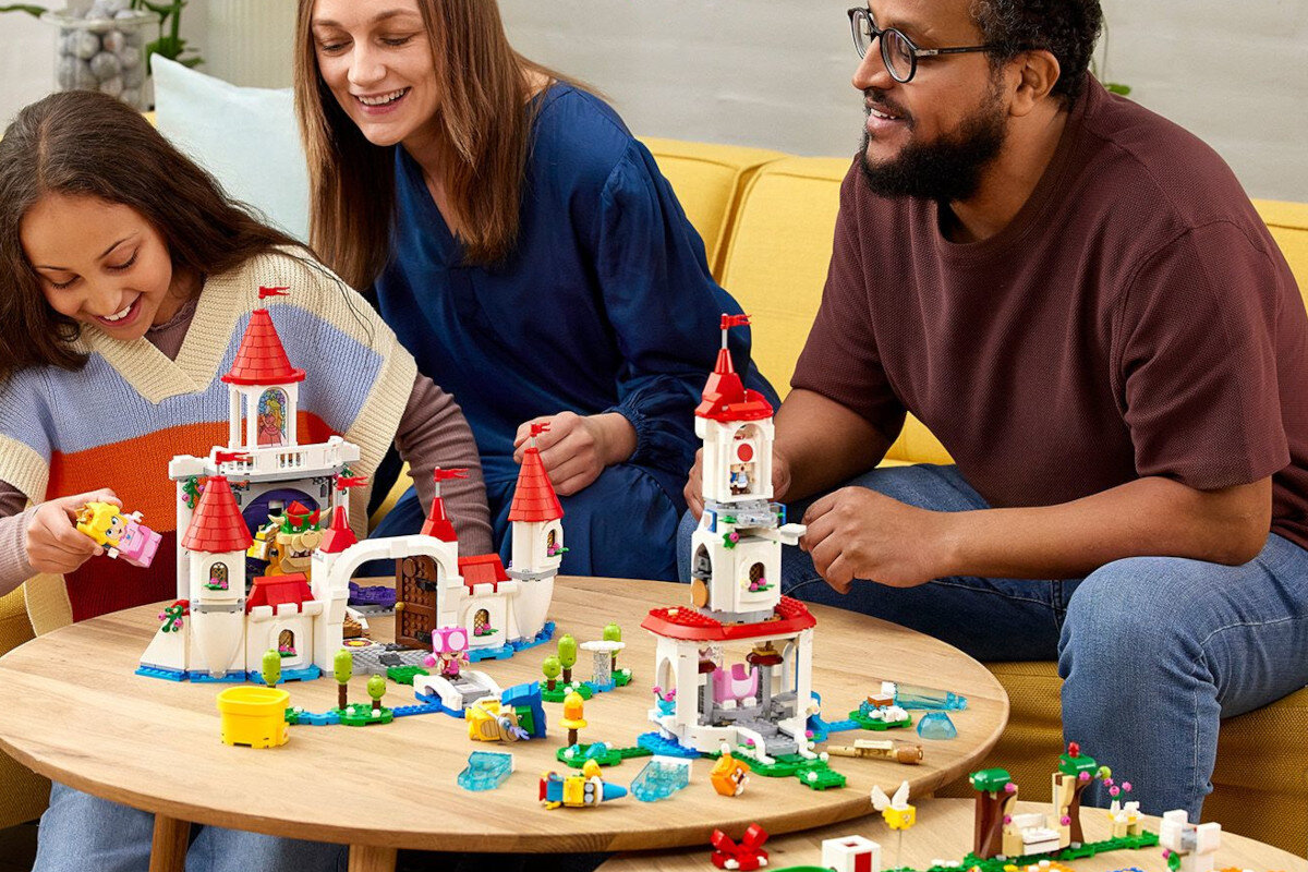 LEGO Super Mario Zamek Peach — zestaw rozszerzajacy 71408 mozliwosc rozbudowy