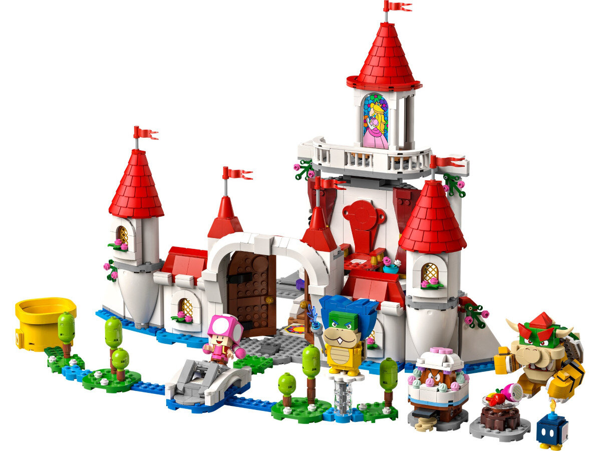 LEGO Super Mario Zamek Peach — zestaw rozszerzajacy 71408 elementy opakowanie