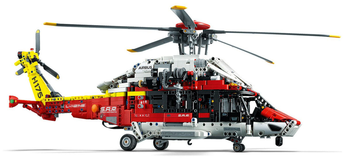 LEGO Technic Helikopter ratunkowy Airbus H175 42145 budowa funkcje