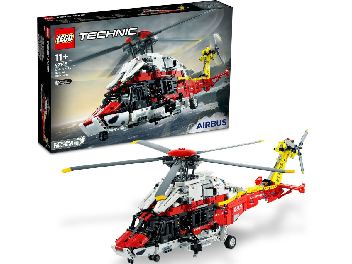 LEGO Technic Helikopter ratunkowy Airbus H175 42145 elementy instrukcje