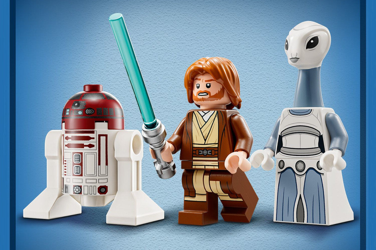 LEGO Star Wars Mysliwiec Jedi Obi-Wana Kenobiego 75333 minifigurki postaci
