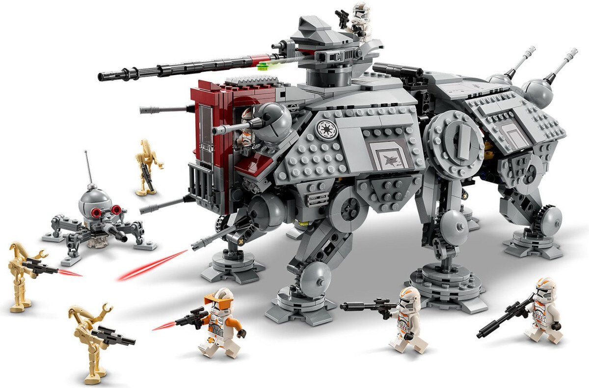 LEGO Star Wars Maszyna krocząca AT-TE 75337 wyglad kreatywna zabawka