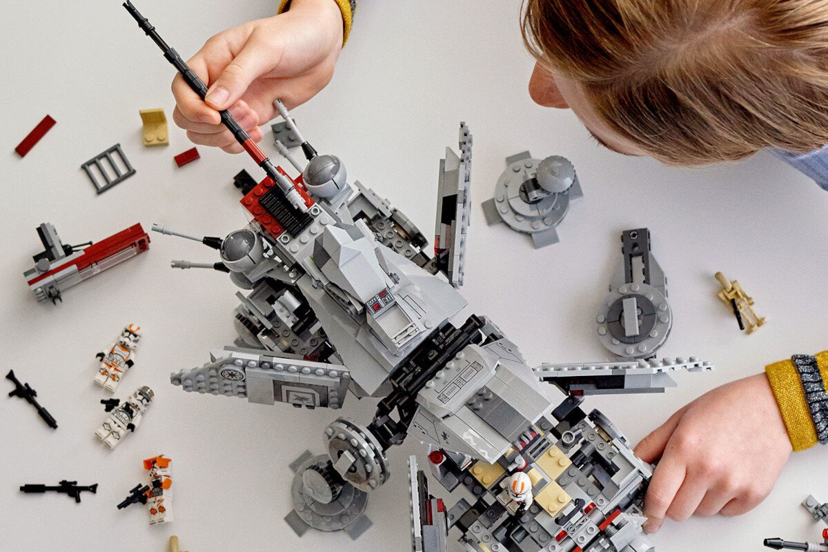 LEGO Star Wars Maszyna krocząca AT-TE 75337 instrukcje aplikacja