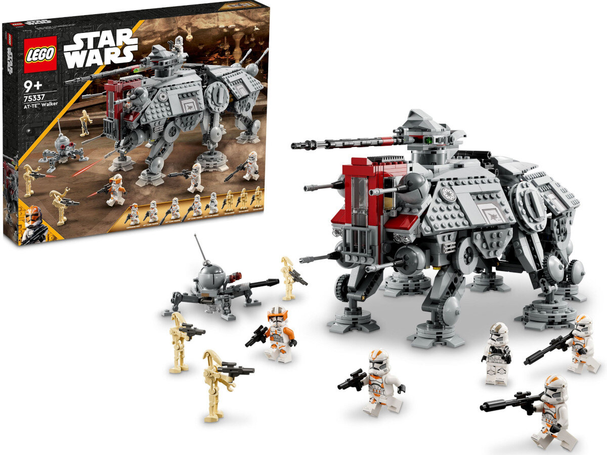 LEGO Star Wars Maszyna krocząca AT-TE 75337 elementy wymiary